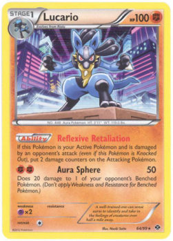 Lucario⁣ - Next Destinies⁣ (Holo Rare)⁣ [64]