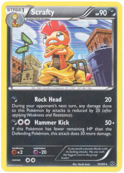 Scrafty⁣ - Next Destinies⁣ (Holo Rare)⁣ [74]
