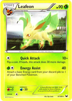 Leafeon⁣ - Dark Explorers⁣ (Rare)⁣ [6]