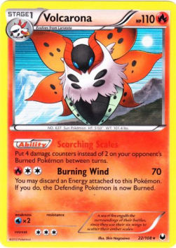 Volcarona⁣ - Dark Explorers⁣ (Holo Rare)⁣ [22]