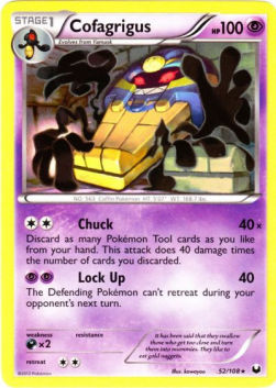 Cofagrigus⁣ - Dark Explorers⁣ (Rare)⁣ [52]