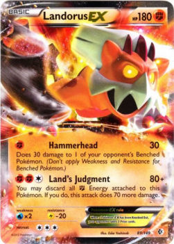 Landorus EX⁣ - Boundaries Crossed⁣ (Ultra Rare)⁣ [89]