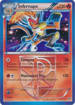 Infernape⁣ - Plasma Storm⁣ (Holo Rare)⁣ [17]