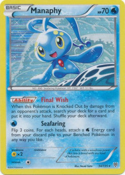 Manaphy⁣ - Plasma Storm⁣ (Holo Rare)⁣ [34]