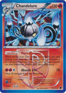 Chandelure⁣ - Plasma Freeze⁣ (Holo Rare)⁣ [16]
