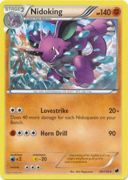 Nidoking⁣ - Plasma Freeze⁣ (Rare)⁣ [58]