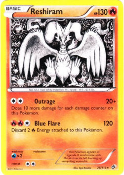 Reshiram⁣ - Legendary Treasures⁣ (Holo Rare)⁣ [28]