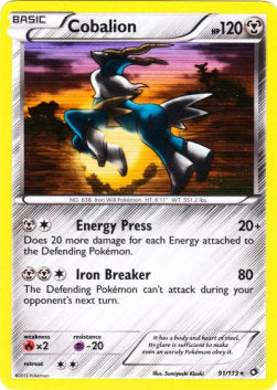Cobalion⁣ - Legendary Treasures⁣ (Holo Rare)⁣ [91]