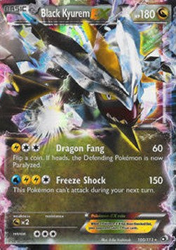Black Kyurem EX⁣ - Legendary Treasures⁣ (Ultra Rare)⁣ [100]