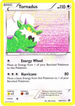 Tornadus⁣ - Legendary Treasures⁣ (Holo Rare)⁣ [108]
