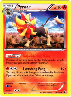 Pyroar⁣ - Flashfire⁣ (Holo Rare)⁣ [20]
