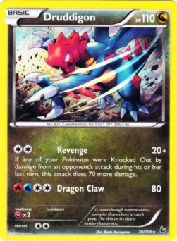 Druddigon⁣ - Flashfire⁣ (Holo Rare)⁣ [70]