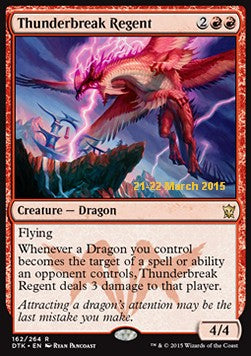 Thunderbreak Regent⁣ - Dragons Of Tarkir: Promos⁣ (Rare)⁣ [162]
