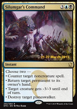 Silumgar's Command⁣ - Dragons Of Tarkir: Promos⁣ (Rare)⁣ [232]