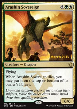 Arashin Sovereign (V.1)⁣ - Dragons Of Tarkir: Promos⁣ (Rare)⁣ [212]