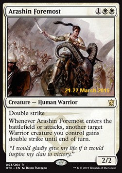 Arashin Foremost⁣ - Dragons Of Tarkir: Promos⁣ (Rare)⁣ [3]