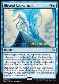 Blessed Reincarnation⁣ - Dragons Of Tarkir: Promos⁣ (Rare)⁣ [47]