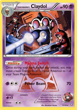 Team Magma's Claydol⁣ - Double Crisis⁣ (Holo Rare)⁣ [11]