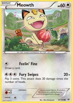 Meowth⁣ - Roaring Skies⁣ (Common)⁣ [67]