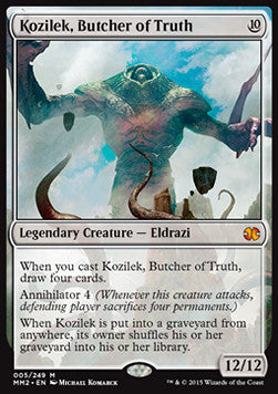 Kozilek, Butcher of Truth⁣ - Modern Masters 2015⁣ (Mythic)⁣ [5]