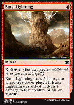 Burst Lightning⁣ - Modern Masters 2015⁣ (Common)⁣ [109]
