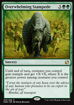 Overwhelming Stampede⁣ - Modern Masters 2015⁣ (Rare)⁣ [153]