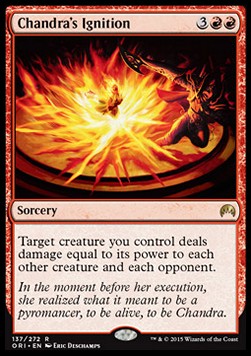 Chandra's Ignition⁣ - Magic Origins⁣ (Rare)⁣ [137]