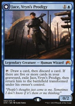 Jace, Vryn's Prodigy // Jace, Telepath Unbound⁣ - Magic Origins⁣ (Mythic)⁣ [60]