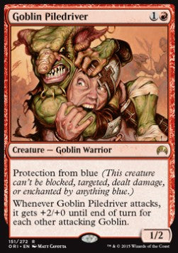 Goblin Piledriver⁣ - Magic Origins⁣ (Rare)⁣ [151]