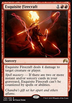 Exquisite Firecraft⁣ - Magic Origins⁣ (Rare)⁣ [143]