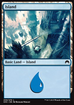 Island (V.3)⁣ - Magic Origins⁣ (Land)⁣ [259]
