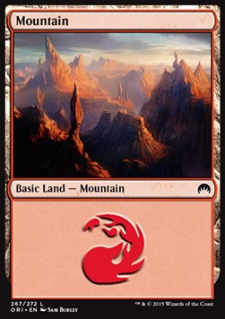 Mountain (V.3)⁣ - Magic Origins⁣ (Land)⁣ [267]