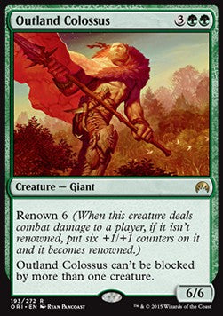 Outland Colossus⁣ - Magic Origins⁣ (Rare)⁣ [193]