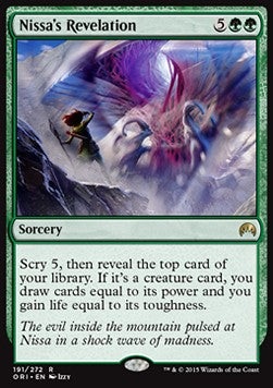 Nissa's Revelation⁣ - Magic Origins⁣ (Rare)⁣ [191]