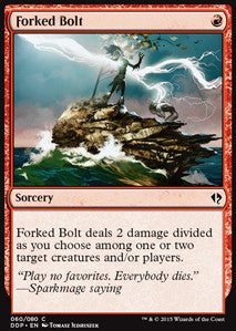Forked Bolt - Duel Decks: Zendikar vs. Eldrazi (Common) [DDP-60]