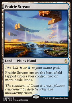 Prairie Stream⁣ - Battle for Zendikar⁣ (Rare)⁣ [241]