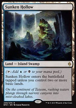 Sunken Hollow⁣ - Battle for Zendikar⁣ (Rare)⁣ [249]
