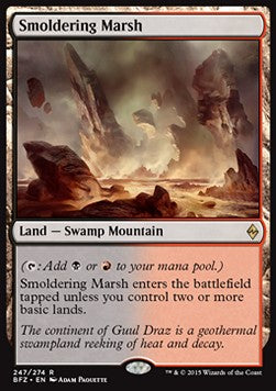 Smoldering Marsh⁣ - Battle for Zendikar⁣ (Rare)⁣ [247]