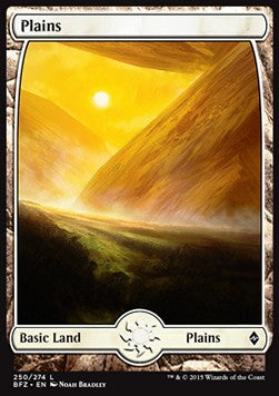 Plains (V.1)⁣ - Battle for Zendikar⁣ (Land)⁣ [250]