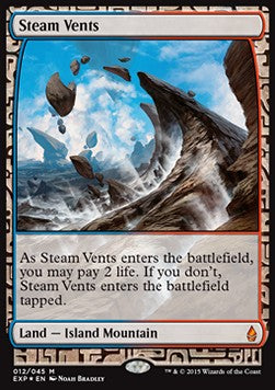 Steam Vents⁣ - Zendikar Expeditions⁣ (Masterpiece)⁣ [12]