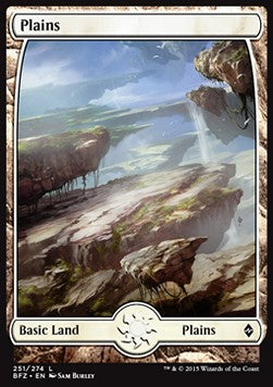 Plains (V.3)⁣ - Battle for Zendikar⁣ (Land)⁣ [251]