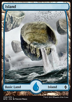 Island (V.7)⁣ - Battle for Zendikar⁣ (Land)⁣ [258]