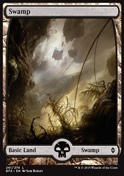 Swamp (V.3)⁣ - Battle for Zendikar⁣ (Land)⁣ [261]