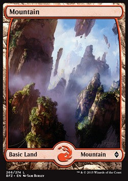 Mountain (V.3)⁣ - Battle for Zendikar⁣ (Land)⁣ [266]