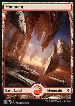 Mountain (V.7)⁣ - Battle for Zendikar⁣ (Land)⁣ [268]
