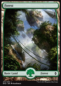 Forest (V.3)⁣ - Battle for Zendikar⁣ (Land)⁣ [271]