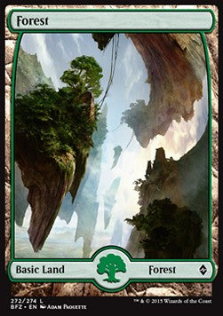 Forest (V.5)⁣ - Battle for Zendikar⁣ (Land)⁣ [272]