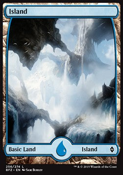 Island (V.3)⁣ - Battle for Zendikar⁣ (Land)⁣ [256]