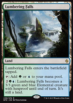 Lumbering Falls⁣ - Battle for Zendikar⁣ (Rare)⁣ [239]