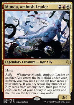Munda, Ambush Leader⁣ - Battle for Zendikar⁣ (Rare)⁣ [215]
